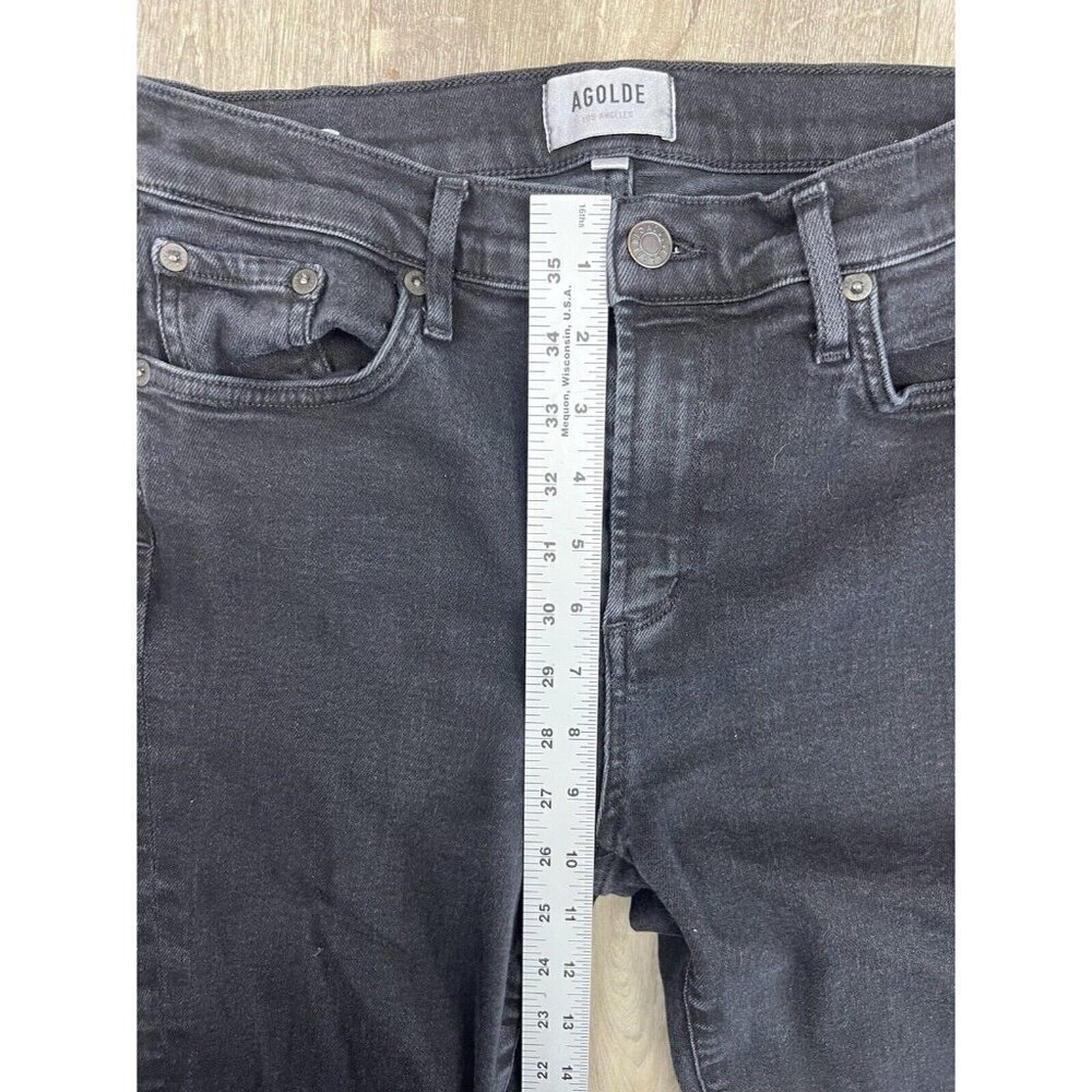 Agolde Sophie High Rise Skinny Jeans Size 29 Black - Picture 7 of 11